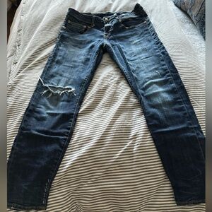 R 13 straight leg skinny and stretchy “ Boy Skinny “